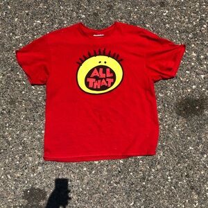 Nickelodeon Red and Yellow Short Sleeve Tee